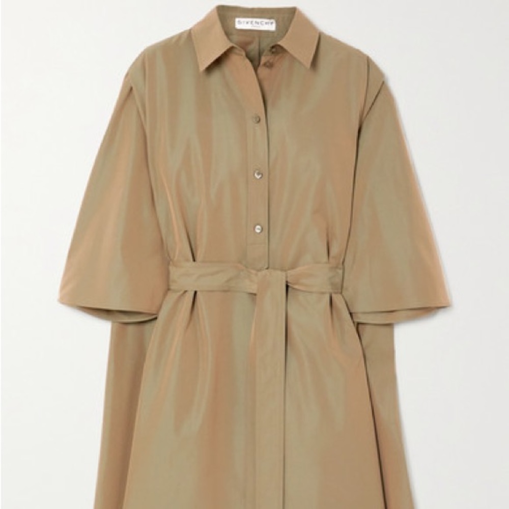 NWT Givenchy cape effect poplin mini dress